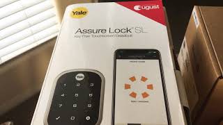 Yale Assure Lock SL & August Connect WiFi Smart Home Unboxing 11-8-18