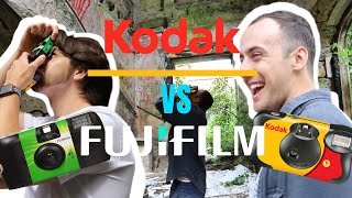 DISPOSABLE CAMERA CHALLENGE | Kodak VS Fujifilm