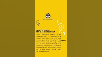 What is Visual Regression Testing?