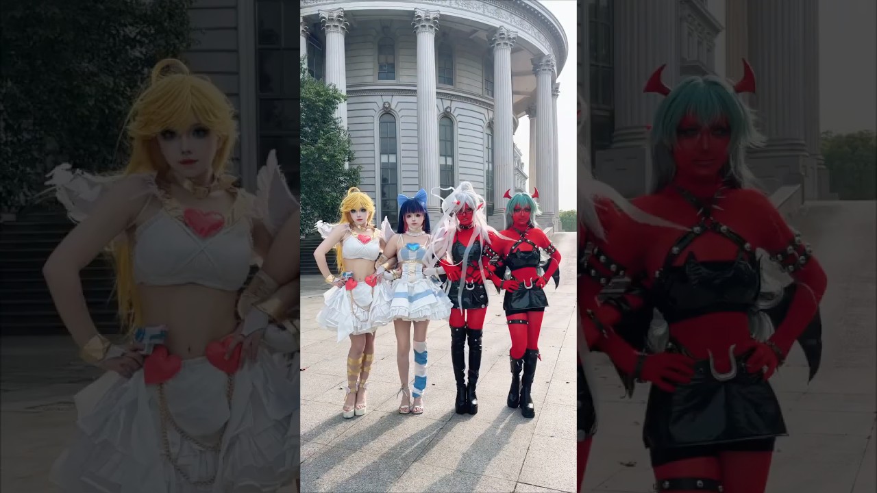 Panty & Stocking with Garterbelt #anime #game #fyp #cos #cosplay #cosplayer #cosplaygirl #girl