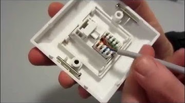 How to use an IDC Punch Down Tool - Loops