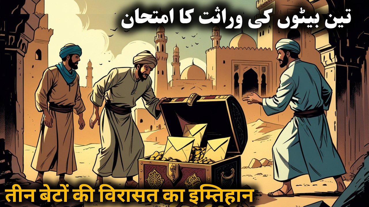 Teen Beton Ki Wirasat Ka Imtihaan | तीन बेटों की विरासत का इम्तिहान | Urdu Hindi moral stories