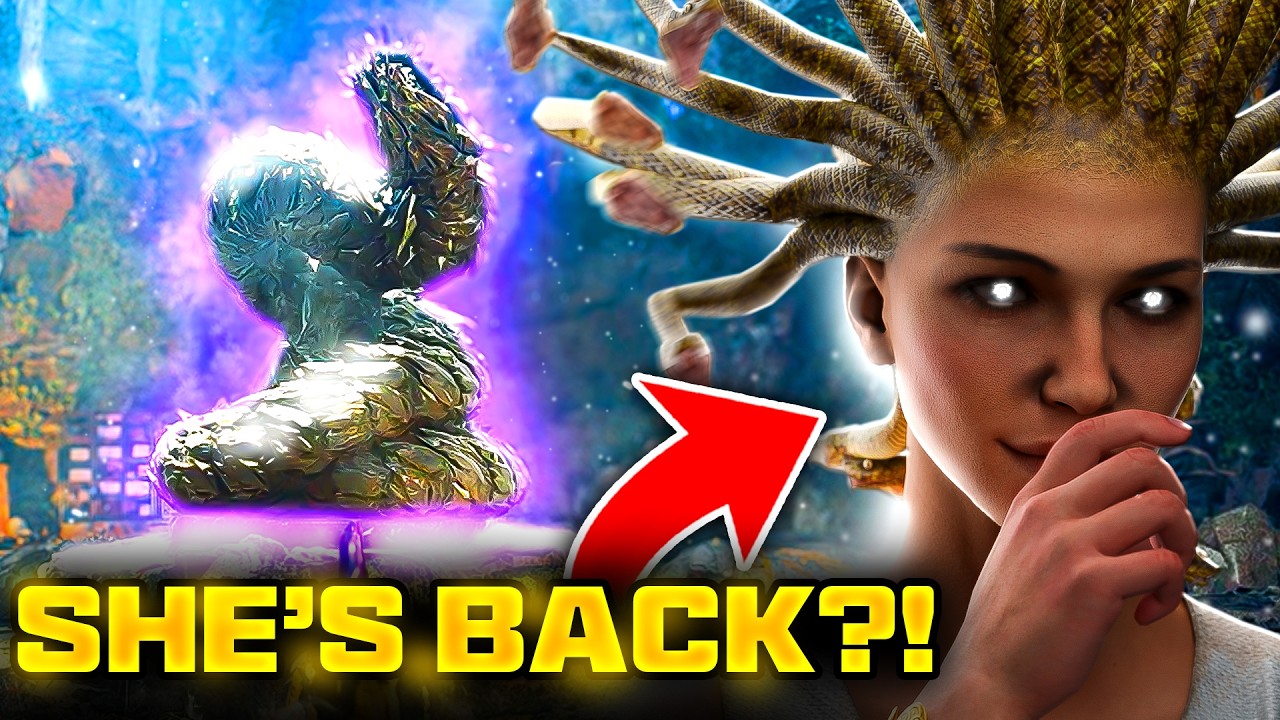 SECRET Medusa & Aether Worm Easter Egg Story! (Black Ops 6 Zombies Shattered Veil Chaos Story Ties)