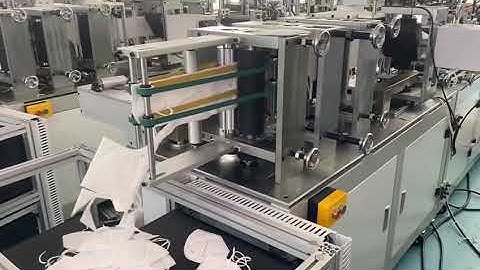 Automatic KN95 N95 folded mask making machine mask packing machine