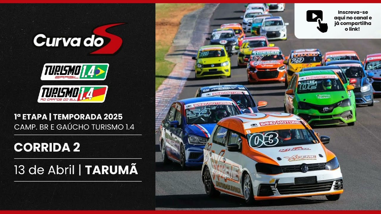 TURISMO 1.4 BR e RS - Corrida 2 - Etapa 1 Taruma 13.04.2025