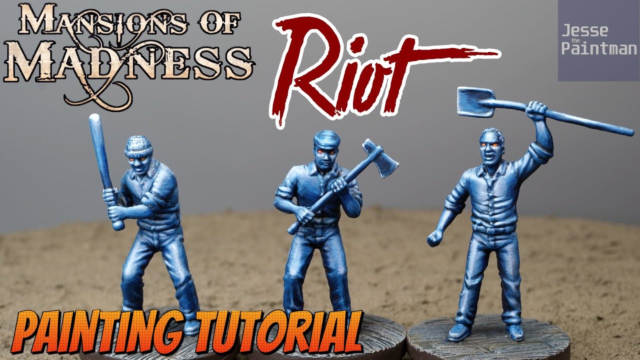 Paint Riot How to Paint Riot_Token Art Scheme | Mansions of Madness 2e | Miniature ...