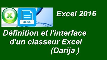 Excel 2016 Niveau 1: Définition et l