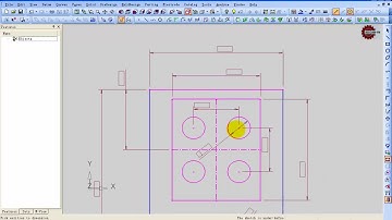 CIMATRON E DESIGN Part 1 Sketch 1