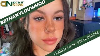 Bethanylouwhoo Leaked Video Viral Online | Who is Model Bethanya Jade | Why Hashtag Trend On Twitter