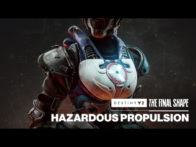 Hazardous Propulsion | Titan Exotic Chest Armor Preview | Destiny 2: The Final Shape class=