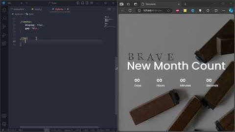Create a Count Down Timer in 5 Minutes | HTML CSS & JavaScript