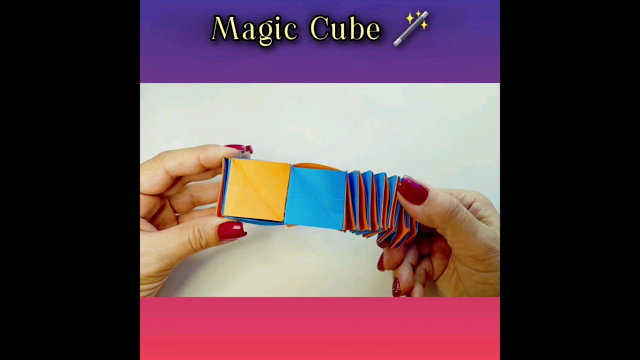 DIY Origami Magic Cube: Create an Amazing 10-Piece Transformation Cube!
