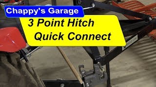 Tractor 3 Point Hitch Quick Connect