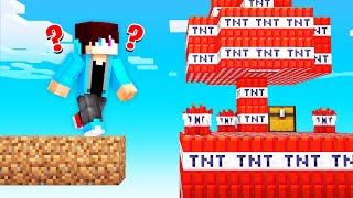 Ik Vond Een TNT EILAND In SKYBLOCK! (Minecraft)