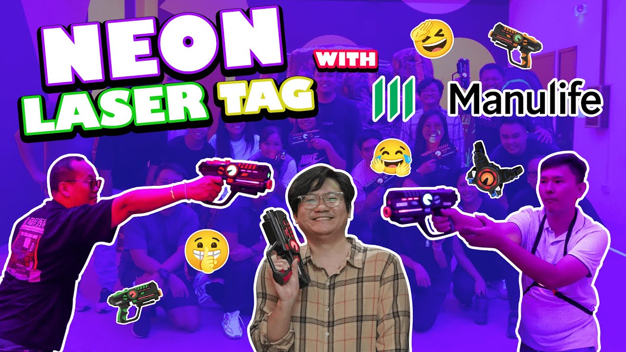 Engaging Neon Laser Tag Games with Manulife | FunEmpireStories
