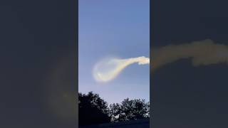 Dawn Falcon 9 Rocket Launch plus Jellyfish Cloud Effect 🪼💨
