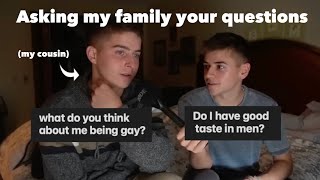 Asking my family your questions about me😳🌈