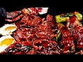 ASMR SPICY SEAFOOD, RAW CRAB, 직접 만든 양념 게장 먹방, KIMCHI, 게장, 꽃게, 오이김치 먹방 MUKBANG EATING SOUNDS