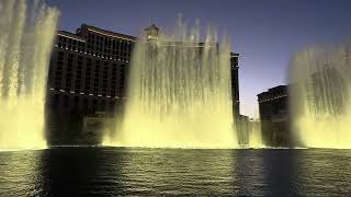 Fountains of Bellagio  “Winter Games” (Dusk) 4K