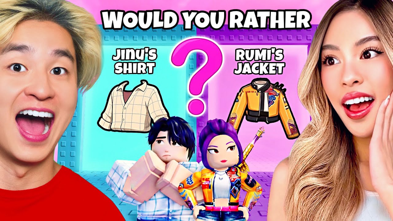 ROBLOX WOULD YOU RATHER: KPOP DEMON HUNTERS TOWER (OBBY)