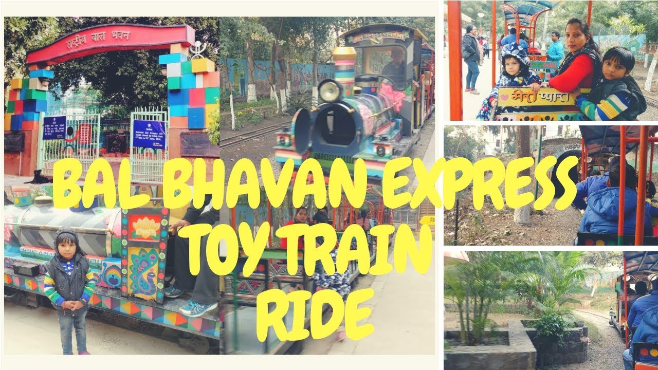 Bal Bhavan Express TOY TRAIN Ride Full Speed Fun with Bachcha Party