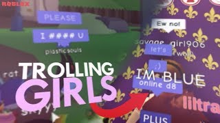 CREEPING OUT GIRLS IN ROBLOX (ONLINE DATING in ROBLOX)