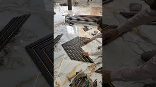 bed back wall install wpc wall panels and pvc sheet #flutedpanel