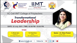 Transformational Leadership Institute Innovation Council Iimt College Of Polytechnic