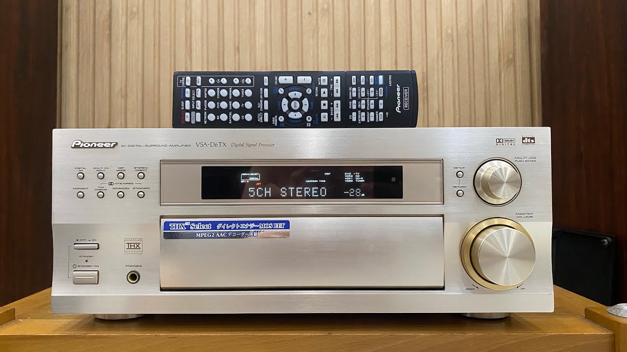 □【リモコン付】Pioneer VSA-D6TX AVアンプ □PIONEER VSA-D6TX AV
