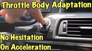 BMW Abnormal and Slow Gear Shift Fix  Throttle Body Adaptation F10