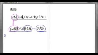 ｢蒸気圧｣講義７：高校化学解説講義