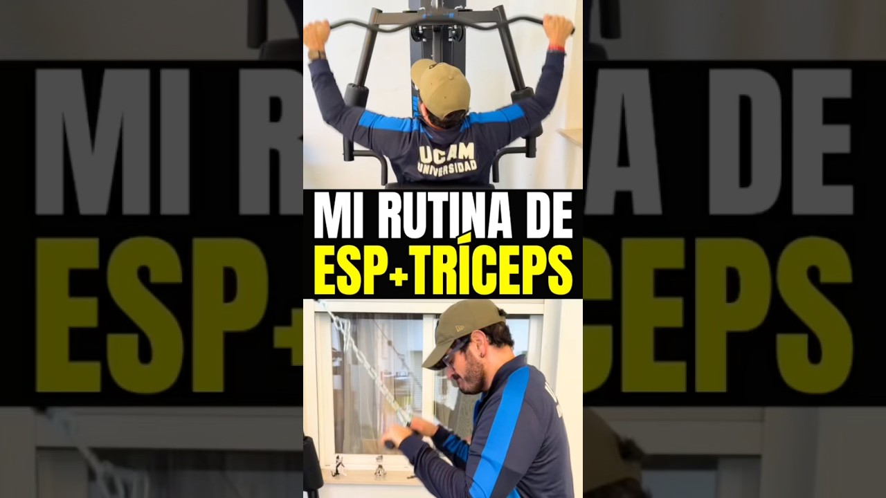 Mi rutina de ESPALDA + TRÍCEPS para ponerme como DAREDEVIL
