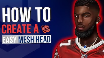 IMVU 101 - How To Create an EASY Mesh Head for Men on IMVU