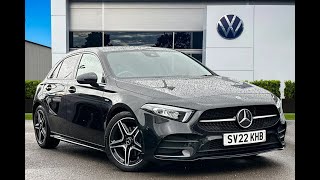 Mercedes-Benz A Class A180d AMG Line Edition (Executive) 8G-DCT Euro 6 in Black | SV22KHB |