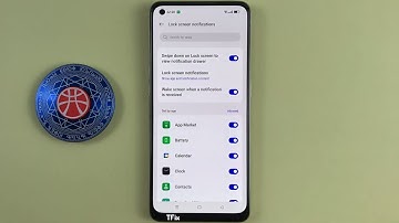 Swipe down on Lock screen to view notification drawer on OPPO Reno7 Android 13