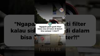 "Ngapain pelit ganti filter kalau sisa oli kotor di dalam bisa sampai 1 Liter?!" #mobilbekas #tips