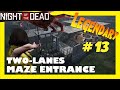 Two-Lanes Maze Entrance ! ▶️Legendary Wave #13 | Night of the Dead Gameplay | Tower Defense Traps