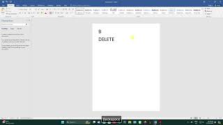 ERASING TEXT USING BACKSPACE AND DELETE