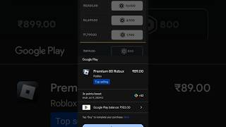 Buying 80 robux in roblox
