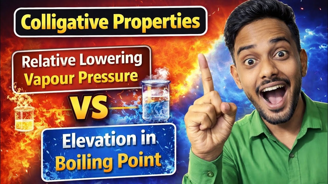 Colligative Properties ka GAME CHANGER 😱 | Vapour Pressure ↓ & Boiling Point ↑ | One Shot Class