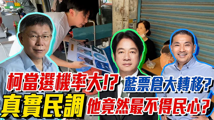 柯文哲竹北傳統市場長輩票逆轉?賴清德、侯友宜竟是他人氣高?2024總統大選街頭民調總統票、政黨票 - 天天要聞