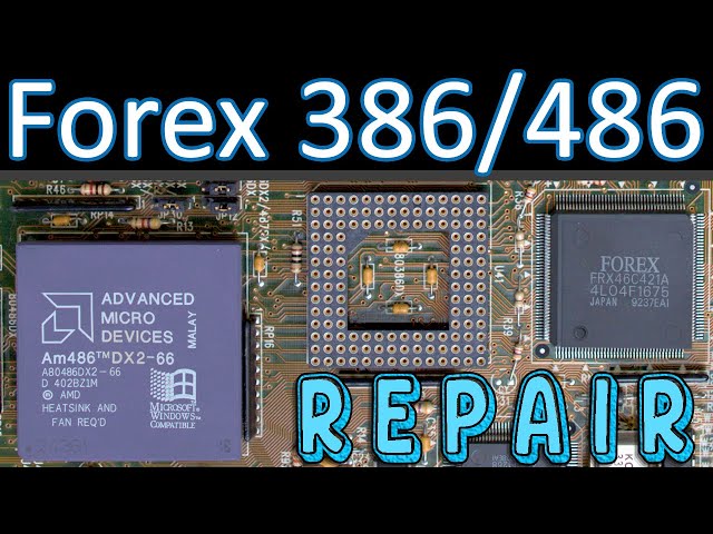Dual-Socket Nostalgia: Forex 386/486 motherboard repair - YouTube