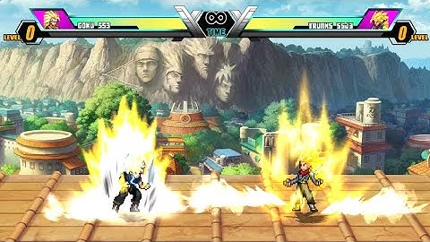 Jump Force Mugen V7 - Goku SS3 VS Trunks SSJ3