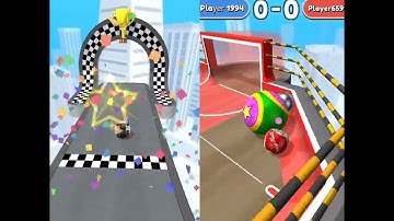 GOING BALLS‏ - ACTION BALLS-SPEEDRUN GAMEPLAY, Funny Fails and Impossible tricks