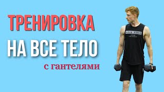 Силовая Тренировка На Все Тело с Гантелями / 20 МИН