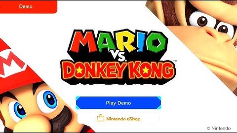 Mario Vs. Donkey Kong - FULL DEMO Gameplay Walkthrough