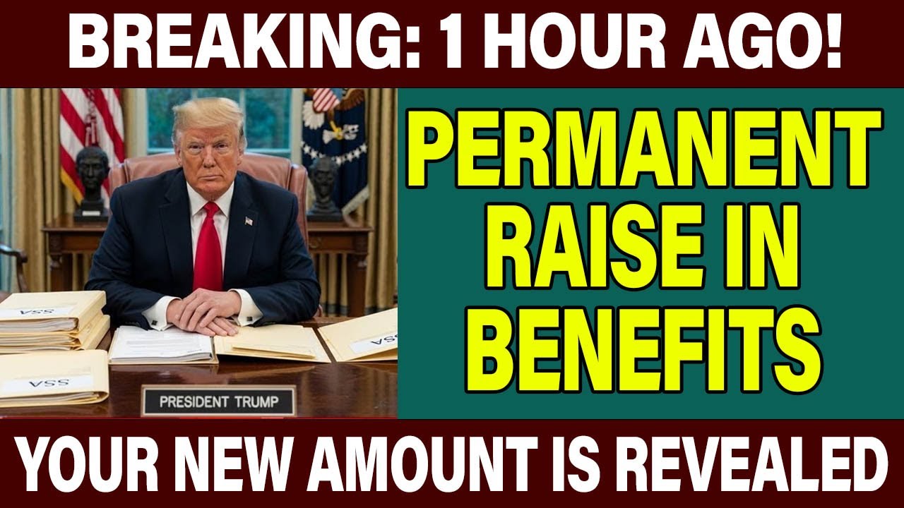 Social Security Locks in a Permanent RAISE in BENEFITS | Your New Amount Is Finally Revealed
