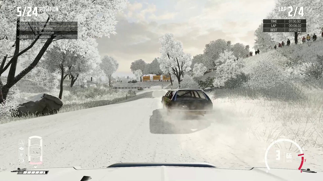 Wreckfest pc gameplay winter wonderland (max settings 1080p) - YouTube
