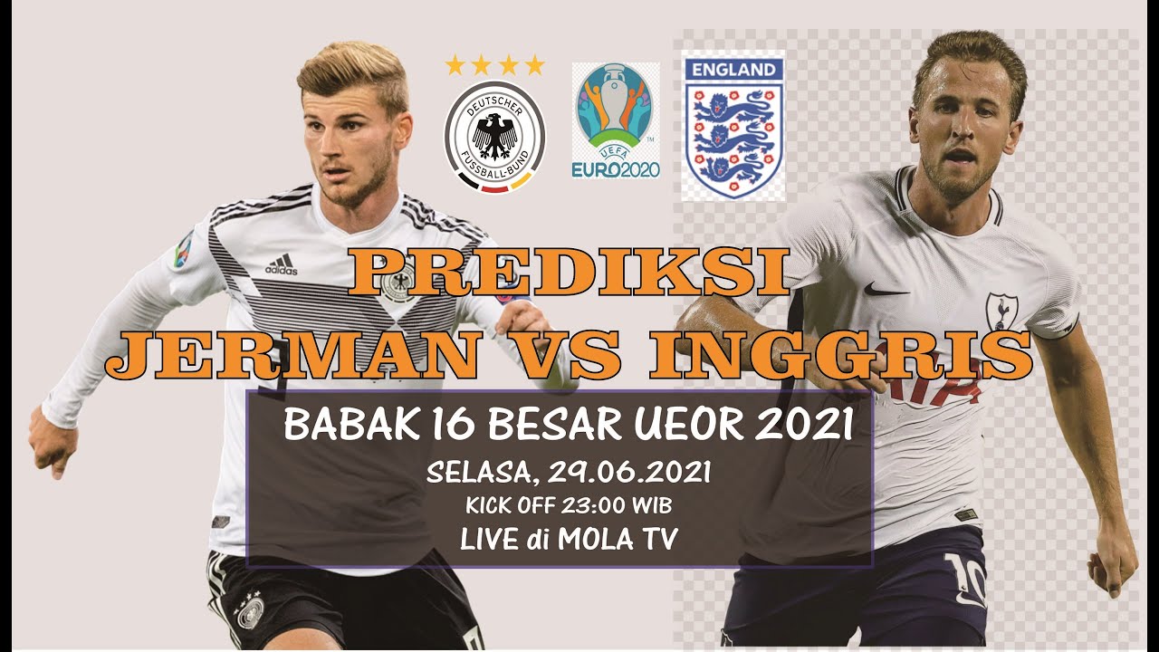 Prediksi jerman vs inggris euro 2021