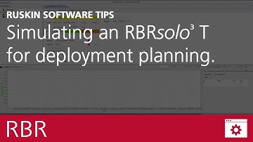 Simulate an RBRsolo³ T | Temperature Logger for deployment planning
